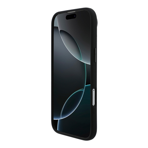 BMW для iPhone Air чехол M-series Liquid silicone Metal cam Double logo Hard Black (MagSafe)