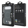 BMW для iPhone Air чехол M-series Liquid silicone Metal cam Double logo Hard Black (MagSafe)