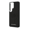 Karl Lagerfeld для Galaxy S26 Ultra чехол PU Debossed Initials Metal camera Hard Black (MagSafe)