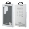 Karl Lagerfeld для Galaxy S26 Ultra чехол PU Debossed Initials Metal camera Hard Black (MagSafe)
