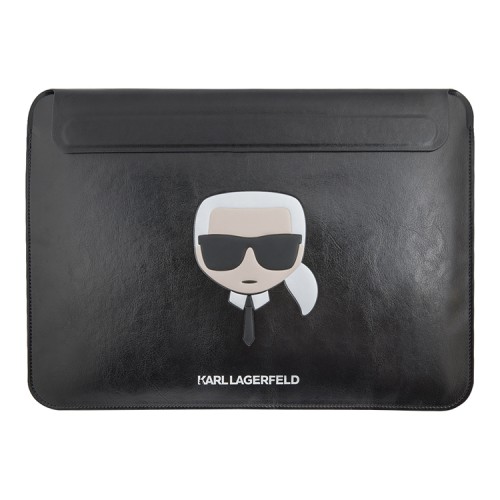 Чехол-папка Lagerfeld Ikonik Karl Sleeve для ноутбуков 13-14 дюймов, черный