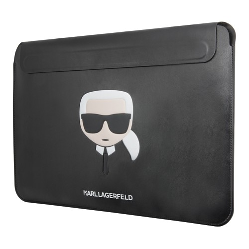 Чехол-папка Lagerfeld Ikonik Karl Sleeve для ноутбуков 13-14 дюймов, черный