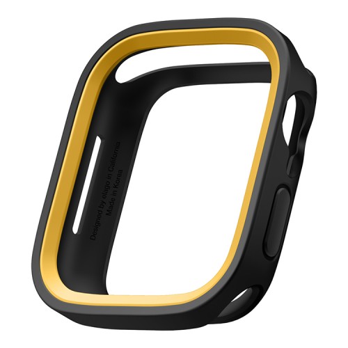 Чехол Elago DUO case для Apple Watch 6/7/8-series 41/40 мм, черный/желтый