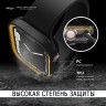 Чехол Elago DUO case для Apple Watch 6/7/8-series 41/40 мм, черный/желтый