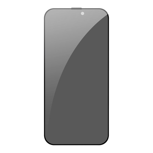 Baseus All-glass Антишпион (Dust-proof) для iPhone 14 Plus | 13 Pro Max (2 шт), черная рамка