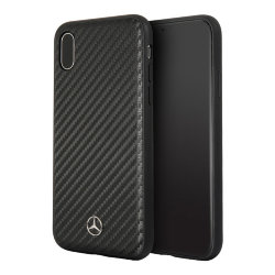 Чехол Mercedes Dynamic Hard для iPhone XS Max, черный