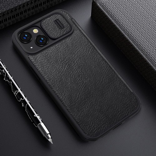 Чехол Nillkin Qin Pro для iPhone 14/13, черный