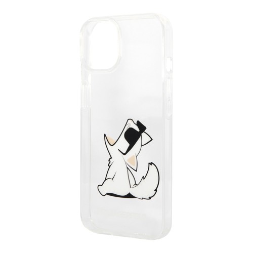 Чехол Karl Lagerfeld Choupette Fun Hard для iPhone 14, прозрачный