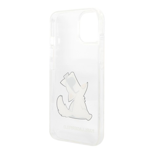 Чехол Karl Lagerfeld Choupette Fun Hard для iPhone 14, прозрачный