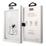 Чехол Karl Lagerfeld Choupette Fun Hard для iPhone 14, прозрачный