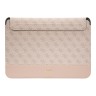 Чехол Guess Sleeve 4G Bottom stripe Metal logo для ноутбуков 13-14", розовый