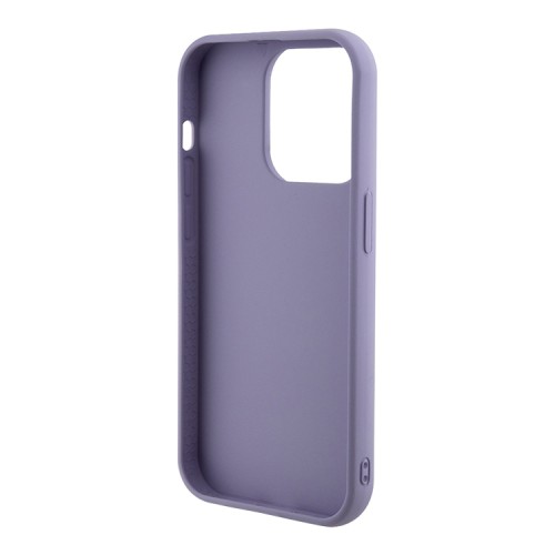 Guess для iPhone 15 Pro чехол Sequins Script metal logo Hard Purple