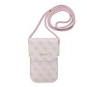 Guess для смартфонов сумка Wallet Phone Bag 4G Script metal logo with Cord Pink