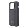 BMW для iPhone 15 Pro чехол GripStand M-Collection PU Tricolor Hard Grey