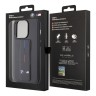 BMW для iPhone 15 Pro чехол GripStand M-Collection PU Tricolor Hard Grey