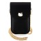 Hello Kitty для смартфонов сумка Wallet Phone Bag PU Grained leather Metal Kitty Head w Chain Black