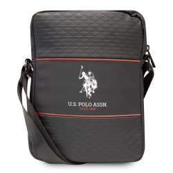 U.S. Polo Assn. для планшетов 10" сумка Tablet Bag Textured pattern Double Horse logo Black
