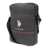 U.S. Polo Assn. для планшетов 10" сумка Tablet Bag Textured pattern Double Horse logo Black