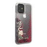 Чехол Guess Glitter Hearts Hard для iPhone 11, Raspberry