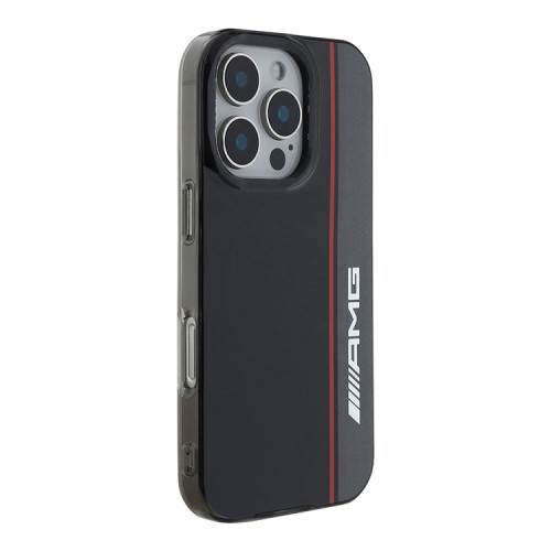 AMG для iPhone 16 Pro Max чехол PC/TPU Double layer Bow Lines Black (MagSafe)