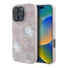 Guess для iPhone 16 Pro Max чехол PU кожа 4G Colored Peony Pink (MagSafe)