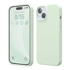 Elago для iPhone 15 чехол Soft silicone (Liquid) Soft Mint