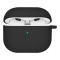 Uniq для Airpods 4 чехол NEXO Liquid silicone +carabin +Sports ear hooks Black