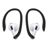 Uniq для Airpods 4 чехол NEXO Liquid silicone +carabin +Sports ear hooks Black
