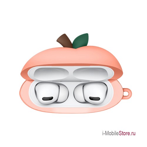 Чехол Elago Peach Hang case для AirPods Pro, оранжевый
