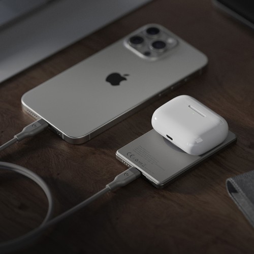 Energea АКБ AluPac MINI 5K, 5000W MagSafe 15W USB-C 20W Ultra Light Aluminium Natural Titanium