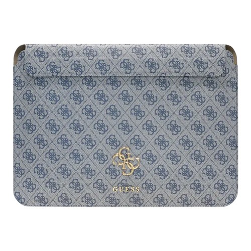 Guess для ноутбуков 13" чехол Sleeve 4G with Big metal logo Blue