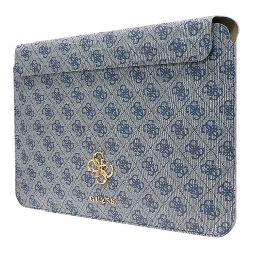 Guess для ноутбуков 13" чехол Sleeve 4G with Big metal logo Blue