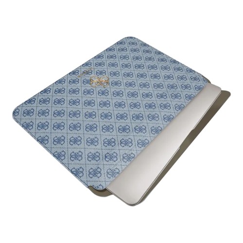 Guess для ноутбуков 13" чехол Sleeve 4G with Big metal logo Blue