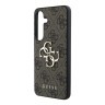 Guess для Galaxy S25+ чехол PU 4G Big metal logo Hard Brown