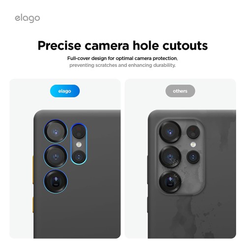 Elago для Galaxy S25 Ultra чехол GLIDE (tpu+pc) Dark Grey/Yellow (Magnetic)