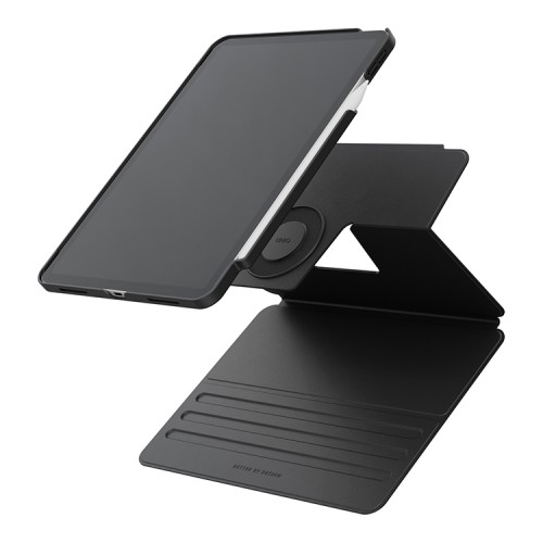 Uniq чехол для iPad Pro 11 (2024) ROVUS SnapMount Magnetic 360 Rotating Detachable Black