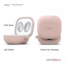 Силиконовый чехол Elago Silicone Hang case для Galaxy Buds 2/Live/Pro, Sand Pink