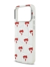 DKNY для iPhone 17 Pro Max чехол IML Electroplated Hearts Metal camera Hard White (MagSafe)