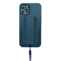Чехол Uniq Heldro +Band Anti-microbial для iPhone 12 Pro Max, синий