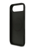 Guess для iPhone Air чехол PU Saffiano with Classic metal logo Hard Black (MagSafe)