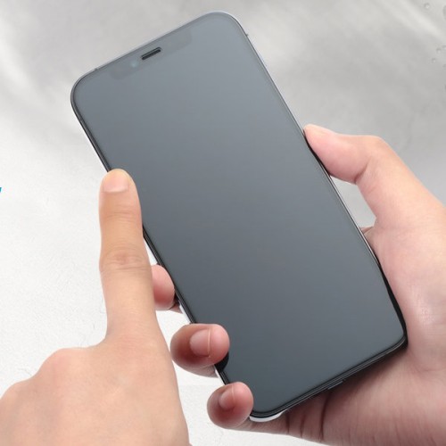 Защитное стекло BLUEO Silk Full Cover Anti-Static для iPhone 12 Pro Max