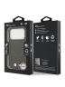 BMW для iPhone 17 Pro Max чехол M-series PU Full Wrapped Metal logo & Cam Hard Black (MagSafe)