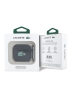 Lacoste для AirPods 4 чехол Liquid silicone Croc Logo Black