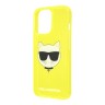 Чехол Karl Lagerfeld TPU FLUO Choupette Hard для iPhone 13 Pro, желтый