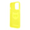 Чехол Karl Lagerfeld TPU FLUO Choupette Hard для iPhone 13 Pro, желтый