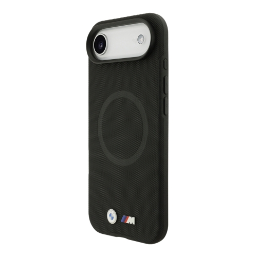 BMW для iPhone Air чехол M-series PU Full Wrapped Metal logo & Cam Hard Black (MagSafe)