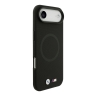 BMW для iPhone Air чехол M-series PU Full Wrapped Metal logo & Cam Hard Black (MagSafe)