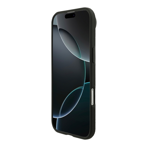 BMW для iPhone Air чехол M-series PU Full Wrapped Metal logo & Cam Hard Black (MagSafe)