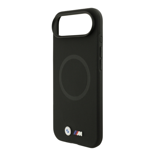 BMW для iPhone Air чехол M-series PU Full Wrapped Metal logo & Cam Hard Black (MagSafe)