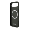 BMW для iPhone Air чехол M-series PU Full Wrapped Metal logo & Cam Hard Black (MagSafe)